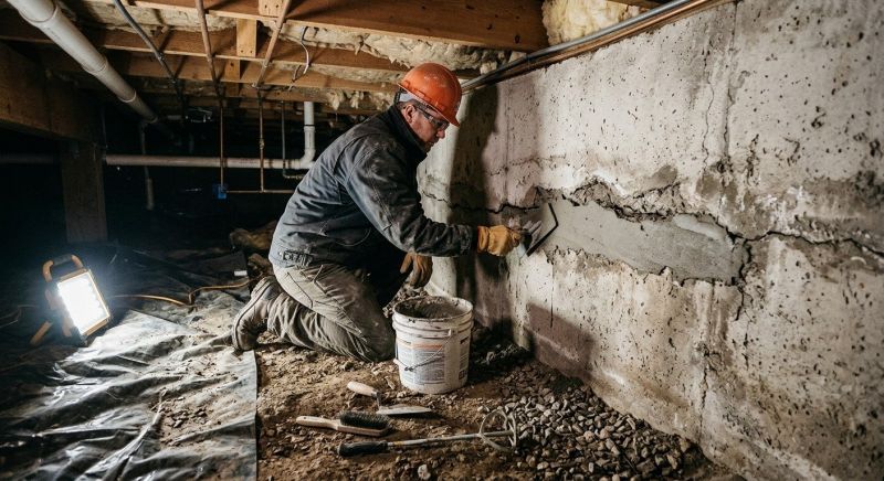Basement Crack Repair in Palm Beach County, FL