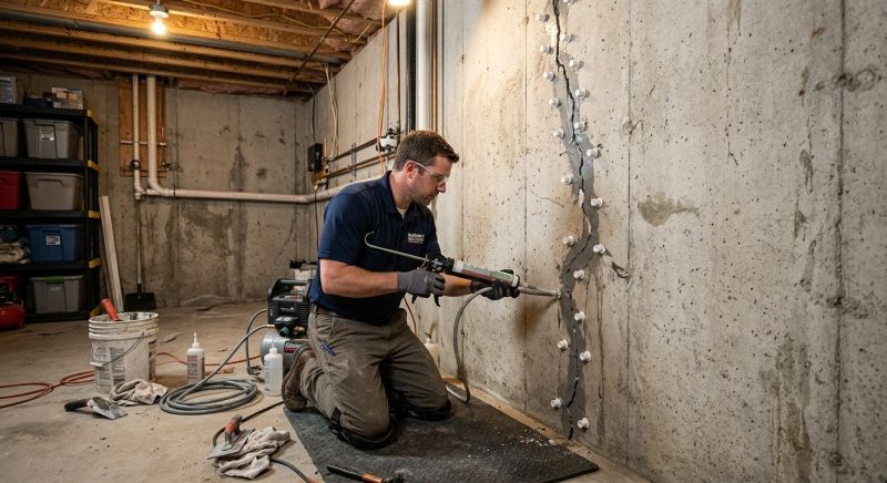 Basement Crack Repair in Palm Beach County, FL
