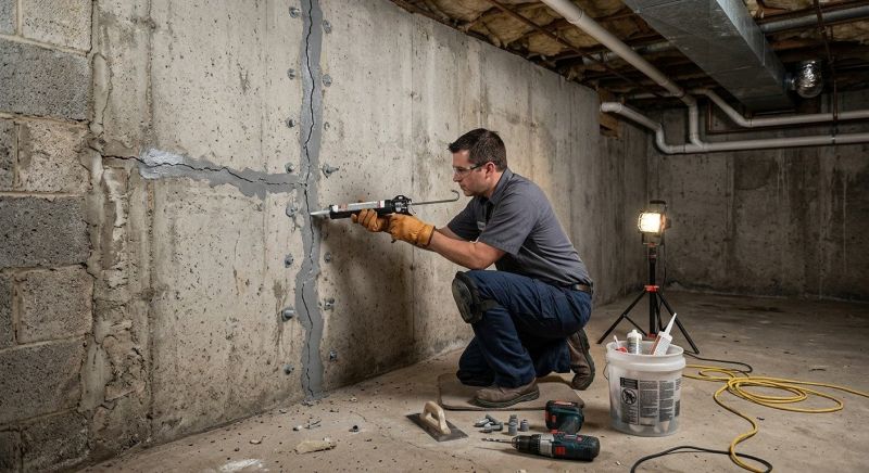 Basement Crack Repair in Palm Beach County, FL
