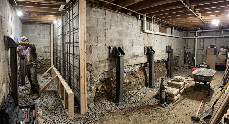 Basement Stabilization in Palm Beach County, FL