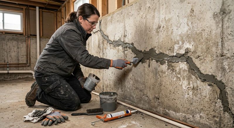Cracked Basement Floor Repair in Palm Beach County, FL