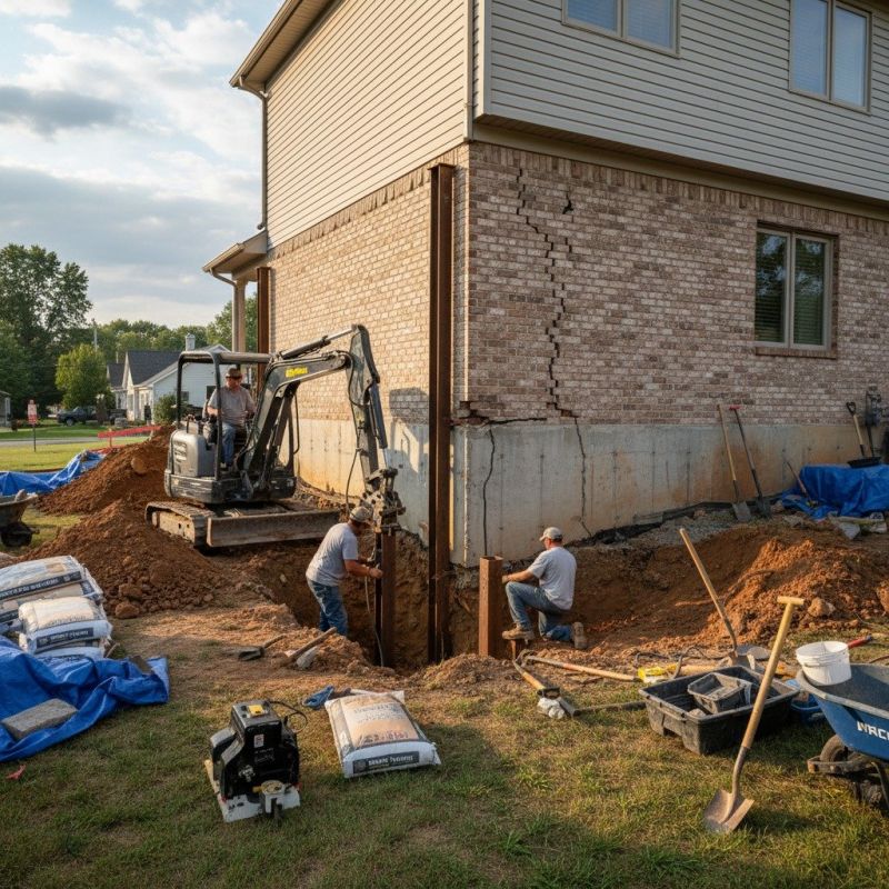 Foundation Settlement Repair in Palm Beach County, FL