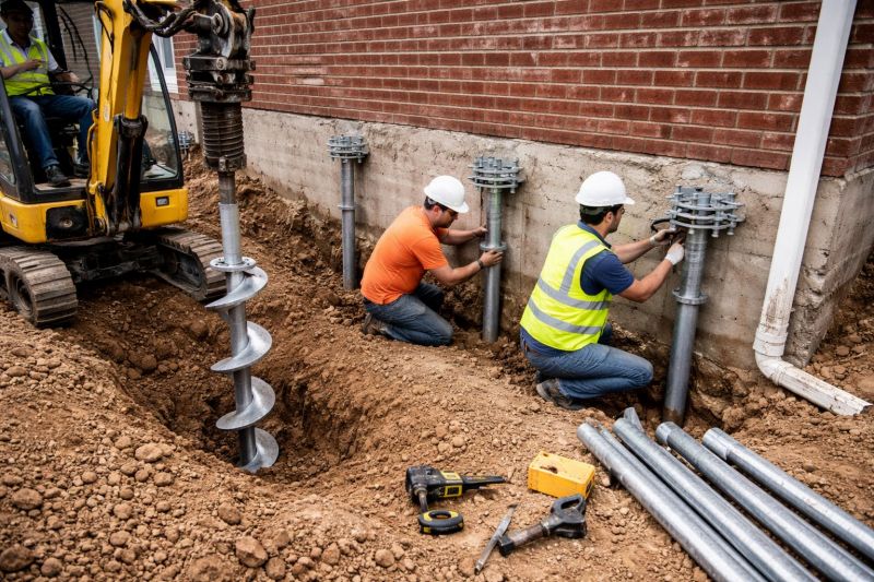 Helical Piers Installation in Palm Beach County, FL
