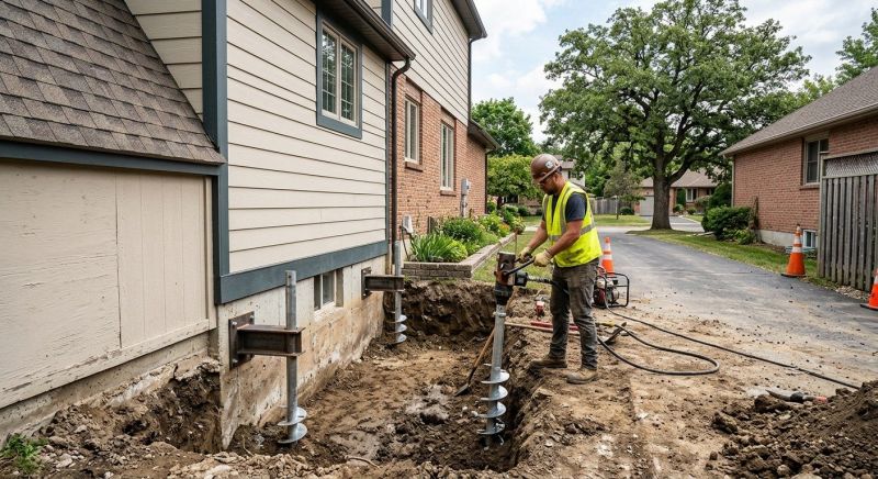Helical Pile Installation in Palm Beach County, FL