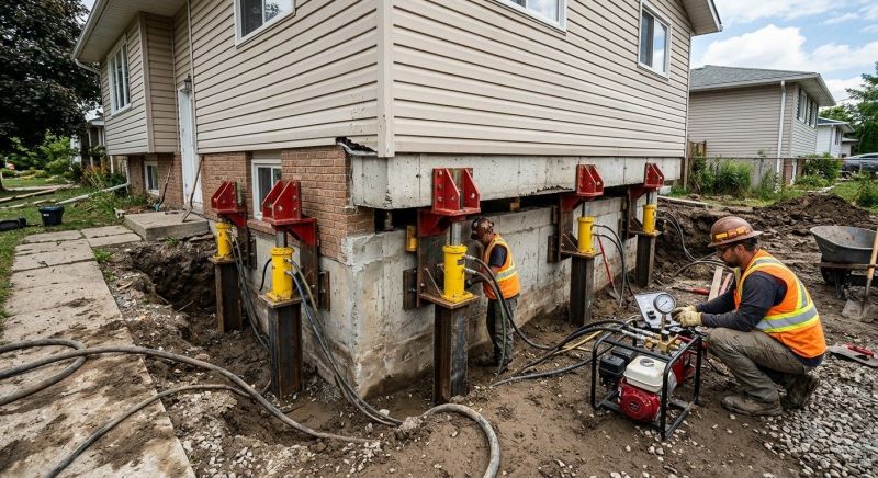 Sinking Foundation Lifting in Palm Beach County, FL