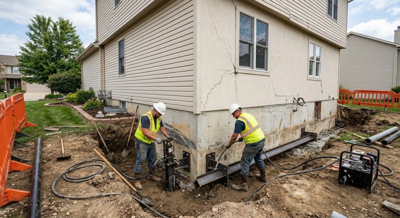 Sinking Foundation Repair in Palm Beach County, FL